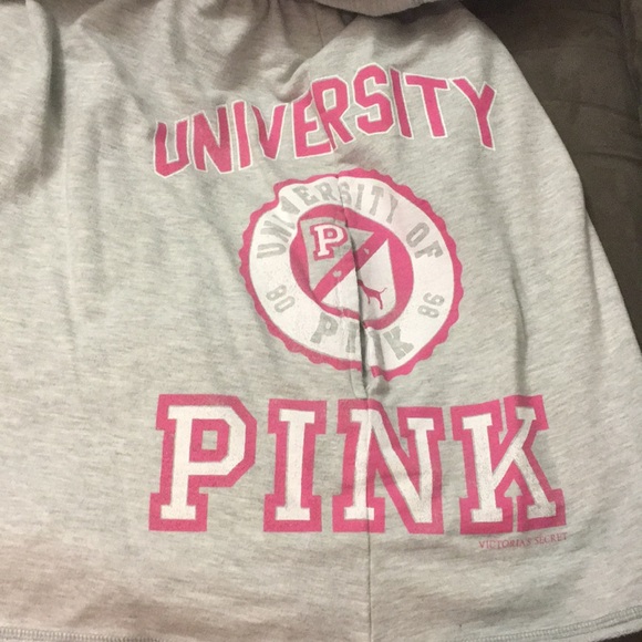 VS PINK short sleeve sweatshirt cover up - Picture 5 of 6